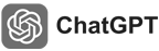 Chat gpt logo grayscale