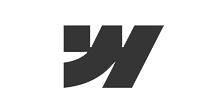 Webflow grayscale logo